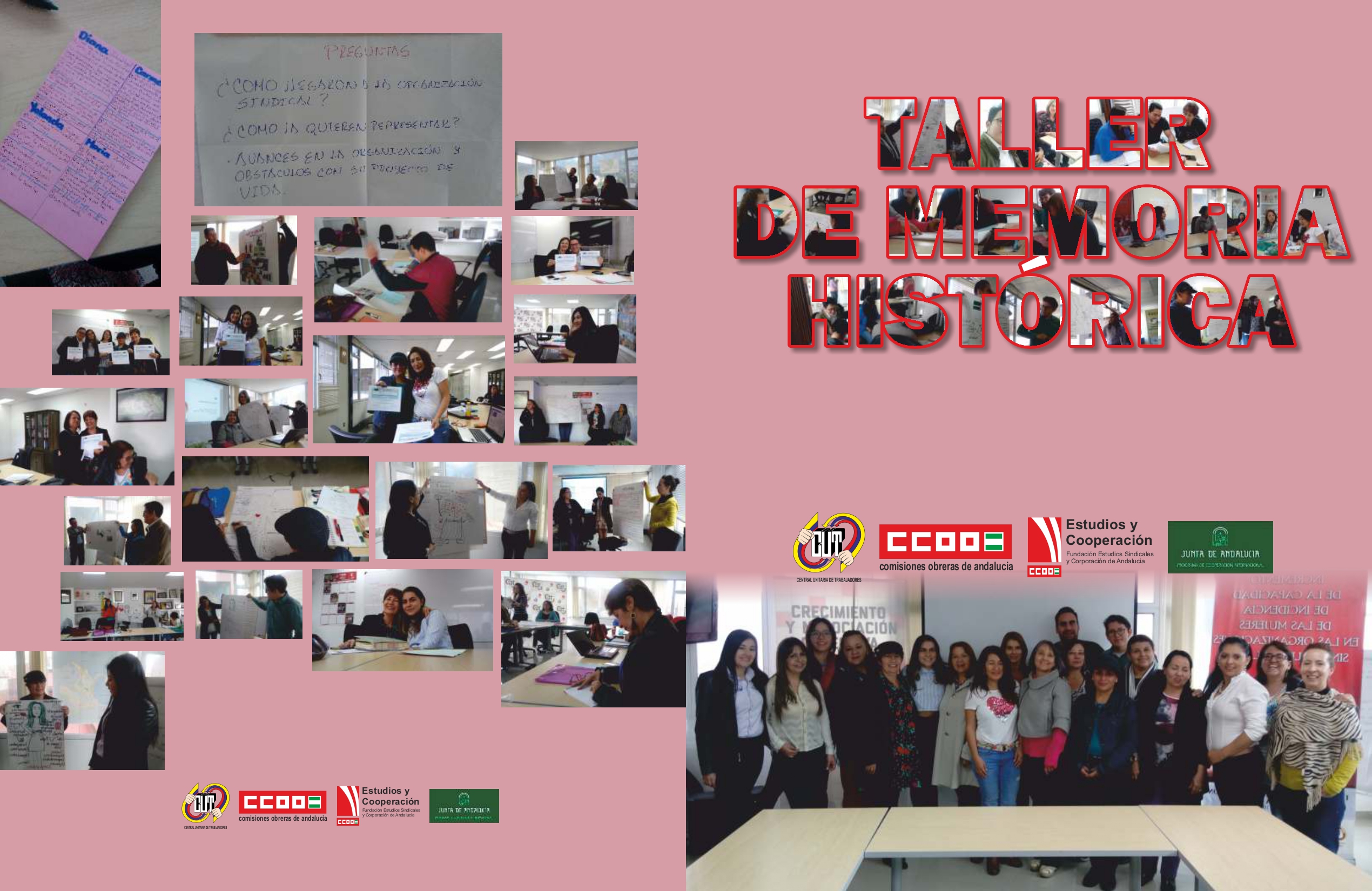 Cartilla Memoria Historica proyecto Incremento de la Capacidad de Incidencia de las mujeres 2017  CC.OO Fundación Estudios Sindicales Andalucia