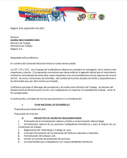 PROPUESTAS PROYECTO DE LEY AGENDA LABORAL SINDICAL 